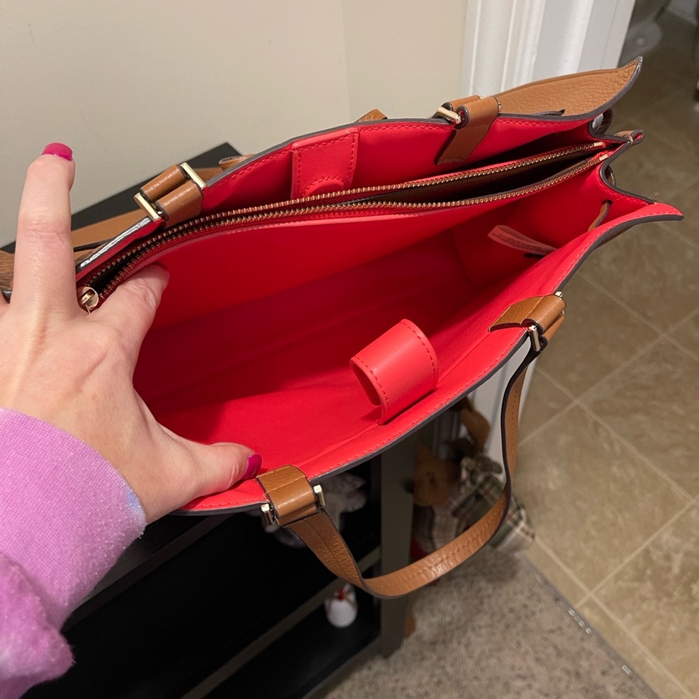 Kate Spade Brown Leather Shoulder Bag - Picture 8 of 13